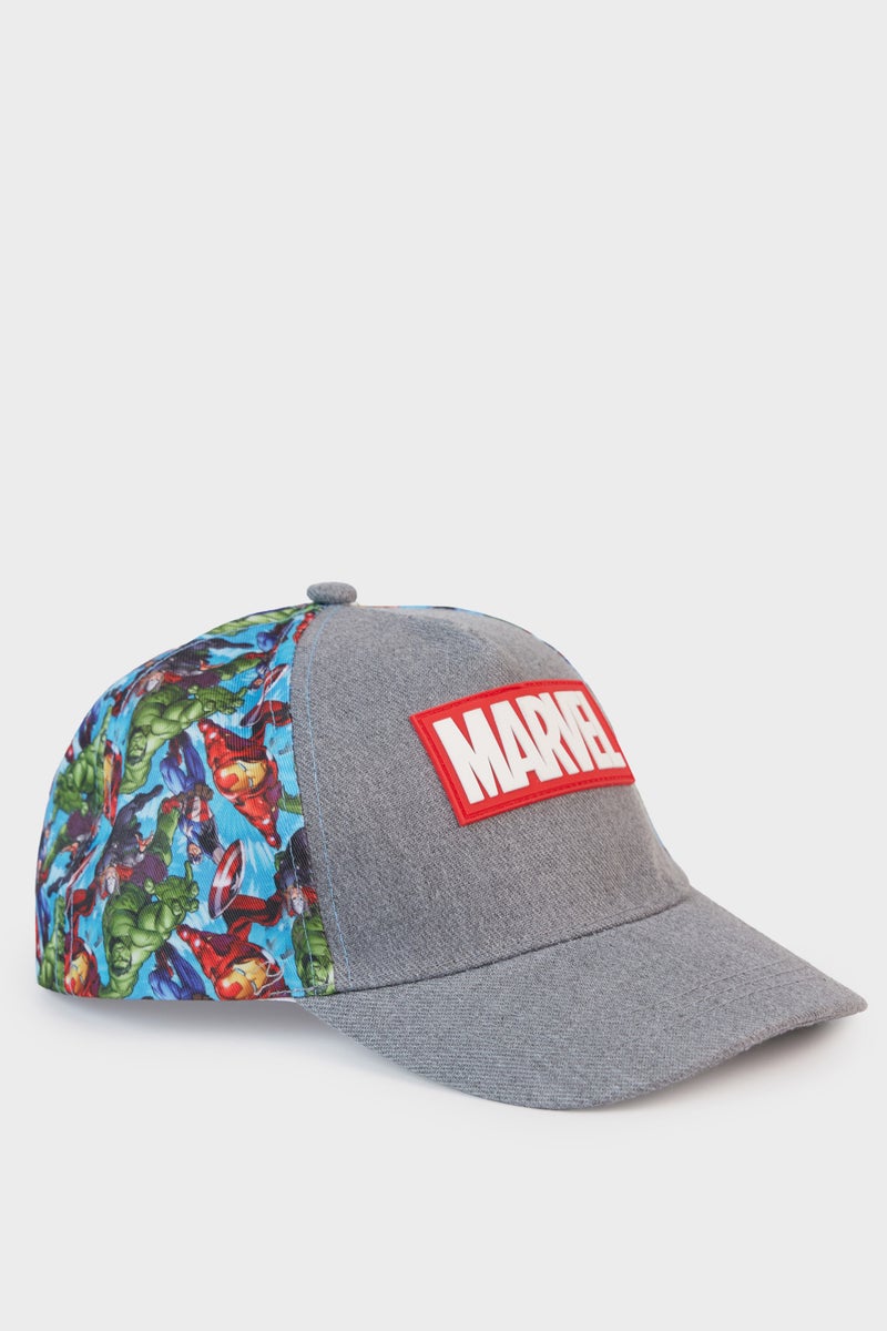 DeFacto Grey Boy Boy Marvel Avengers Print Cap Casual - Image 2
